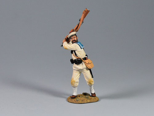 Swinging His Rifle